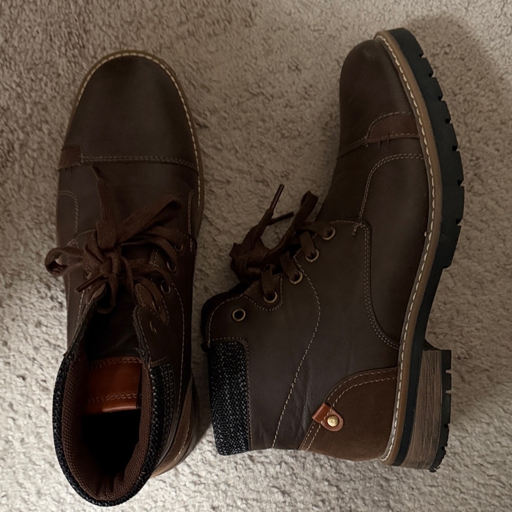Men's Brown Leather Boots